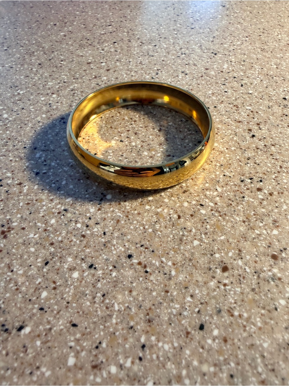 Classic Golden-Tone Women's Bangle Bracelet